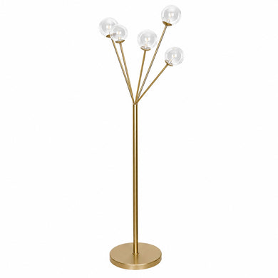 Luminária de Chão Tree Dourada 156cm