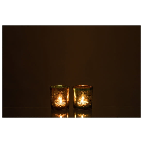 Castical Oriental Verde/cobre 8cm Ass2