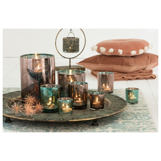 Castical Oriental Verde/cobre 8cm Ass2