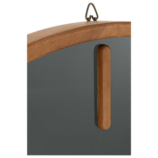 Relogio Em Madeira e Vidro 60cm