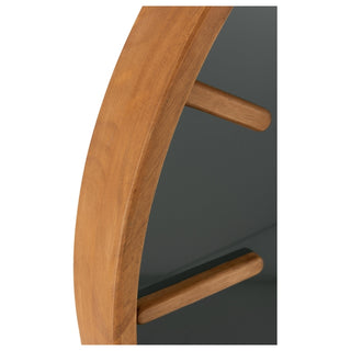 Relogio Em Madeira e Vidro 60cm