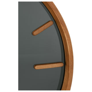 Relogio Em Madeira e Vidro 60cm