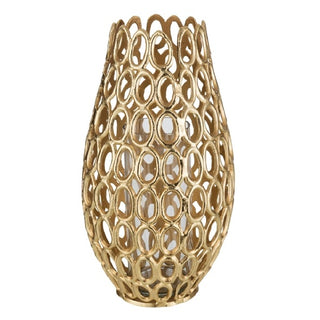 Vaso Rings Em Aluminio 43cm