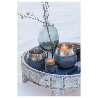 Vaso Bord Fume Com Suporte 25cm