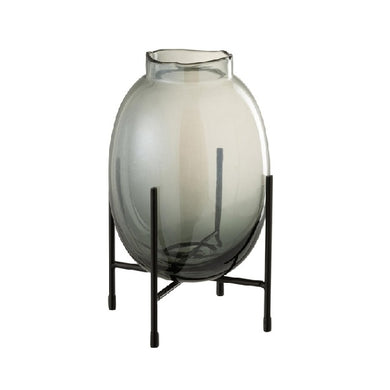 Vaso Bord Fume Com Suporte 25cm