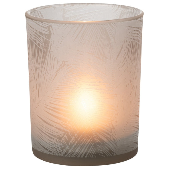 Castical Folhas Em Vidro 13cm