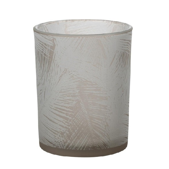 Castical Folhas Em Vidro 13cm