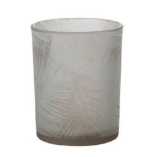 Castical Folhas Em Vidro 13cm