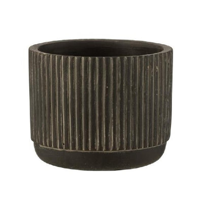 Cachepot Line Preto 11cm