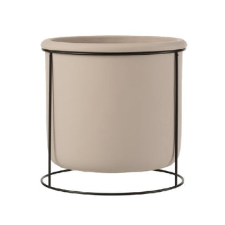 Cachepot Taupe Suspenso C/ Suporte 20cm