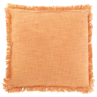 Almofada Nude Com Franja Em Poliester 50cm