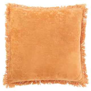 Almofada Nude Com Franja Em Poliester 50cm
