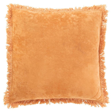 Almofada Nude Com Franja Em Poliester 50cm