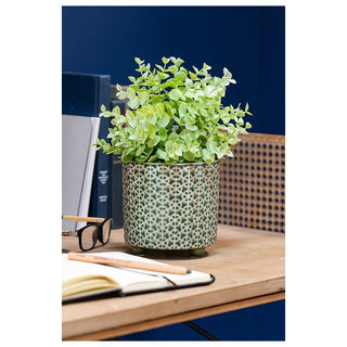 Cachepot Flower Verde 14cm