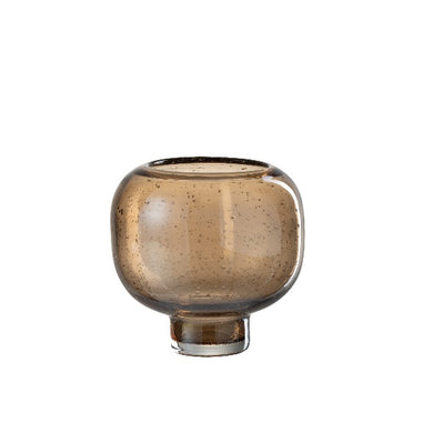 Vaso de Vidro Ambar 16cm