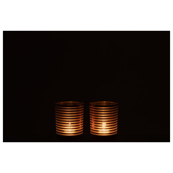 Castical Stripes Em Vidro 13cm Ass2