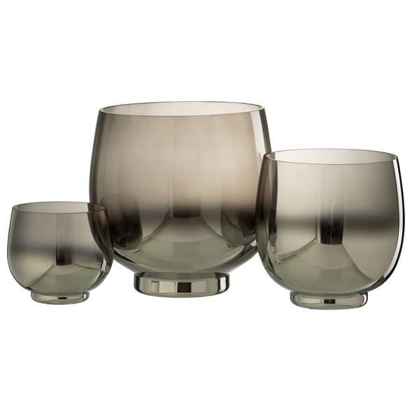 Castical Em Vidro Fume 18cm