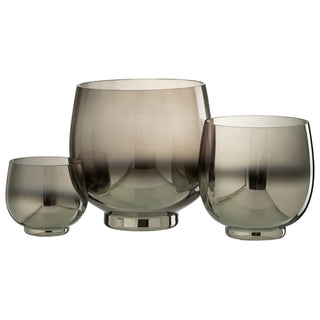 Castical Em Vidro Fume 18cm