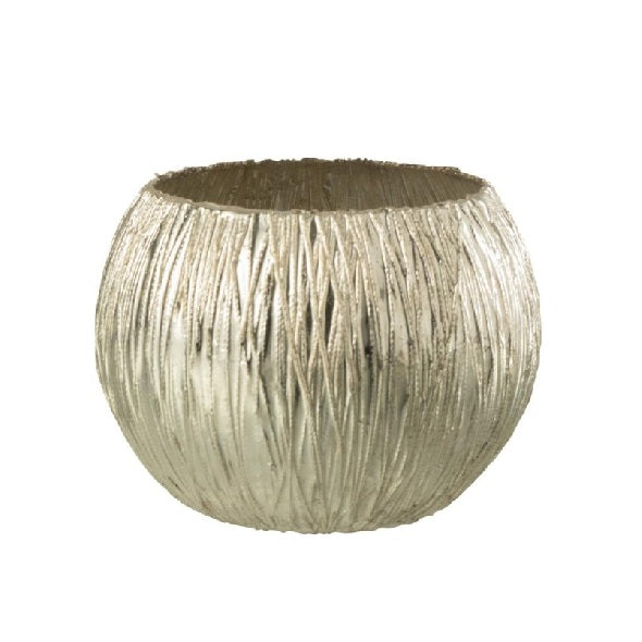 Castical Lines Prata Em Vidro 8cm