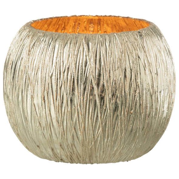 Castical Lines Prata Em Vidro 10cm