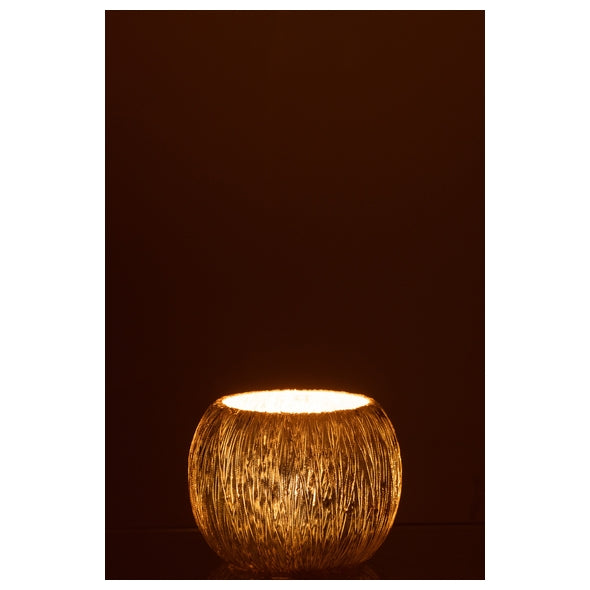 Castical Lines Prata Em Vidro 10cm