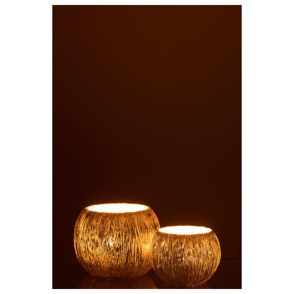 Castical Lines Prata Em Vidro 10cm