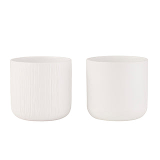 Cachepot Branco 15x14cm Ass2