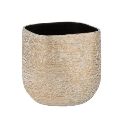 Cachepot Audrey Champagne 17cm