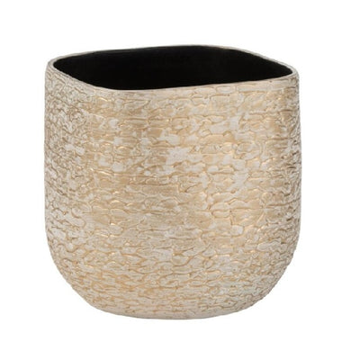 Cachepot Audrey Champagne 19cm