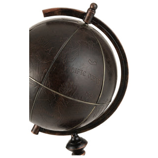 Globo Vintage C/ Suporte Em Metal 65cm