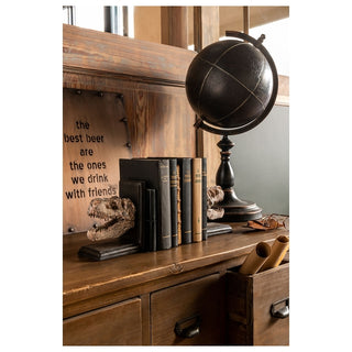 Globo Vintage C/ Suporte Em Metal 65cm