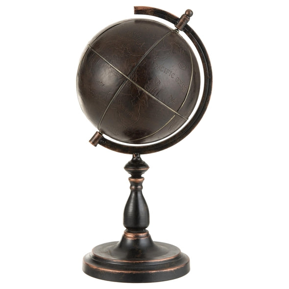 Globo Vintage C/ Suporte Em Metal 65cm