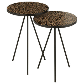 Jg. 2 Mesas Laterais Rings 38x45 38x52cm