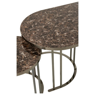 Jg. 3 Mesas Em Metal/mdf 45x43 120x60x48cm