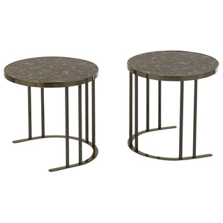 Jg. 3 Mesas Em Metal/mdf 45x43 120x60x48cm