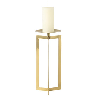 Castical Holder Em Inox Dourado 39cm