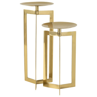 Castical Holder Em Inox Dourado 39cm