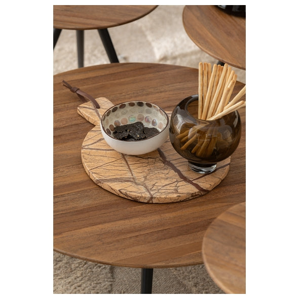 Vaso Marrom Em Vidro 14cm