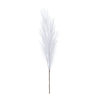 Ramo de Folhas Pluma Branca 70cm