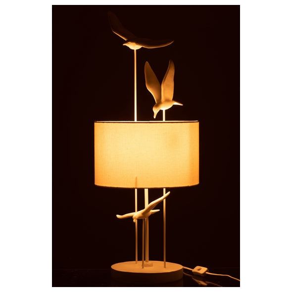 Luminaria de Mesa Passaros 79cm