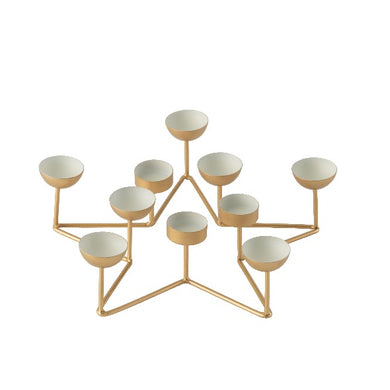 Castical Estrela Em Metal 35x9cm