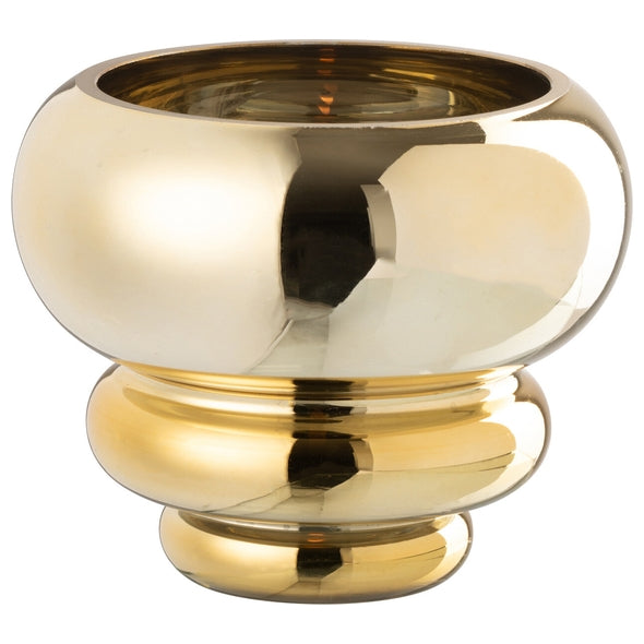 Vaso Layer Dourado 16x14cm