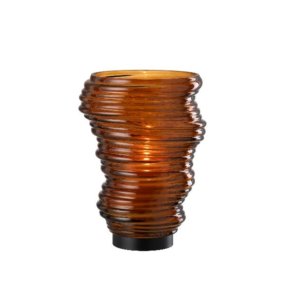 Vaso Tornado Em Vidro 28cm