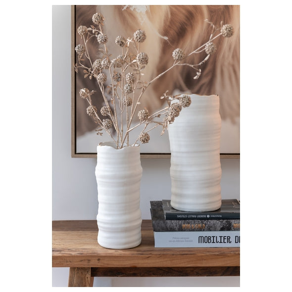 Vaso Lines Em Porcelana 32cm