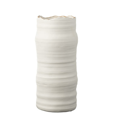 Vaso Lines Em Porcelana 32cm