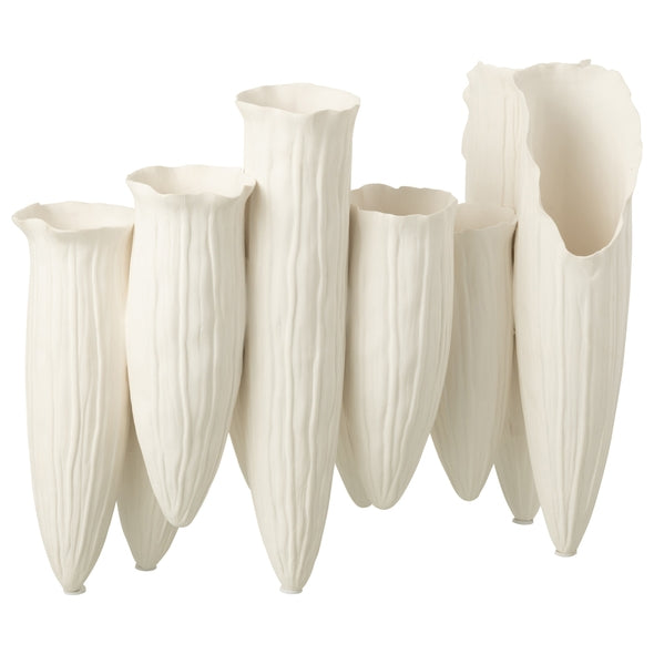 Vaso Petalas Esculpidas 34x25cm