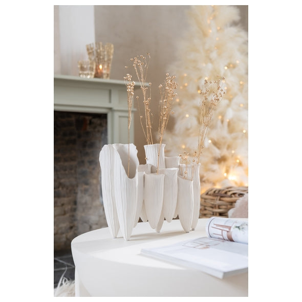 Vaso Petalas Esculpidas 34x25cm