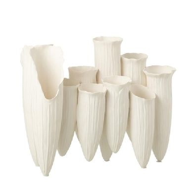 Vaso Petalas Esculpidas 34x25cm