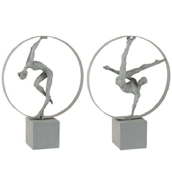 Escultura Ginasta No Circulo 47cm Ass2