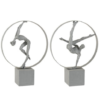 Escultura Ginasta No Circulo 47cm Ass2